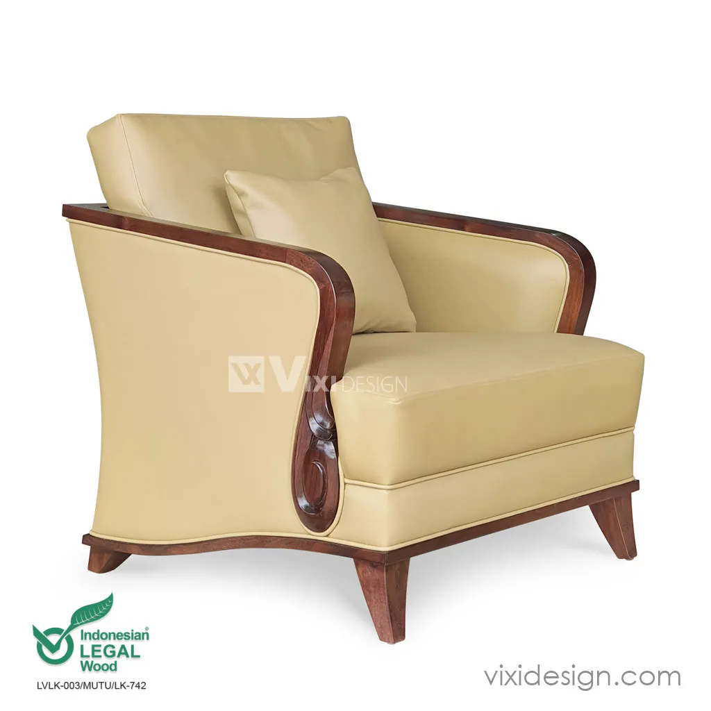 Luxury Classic Modern Teak carving Sofa manufacturer Indonesia