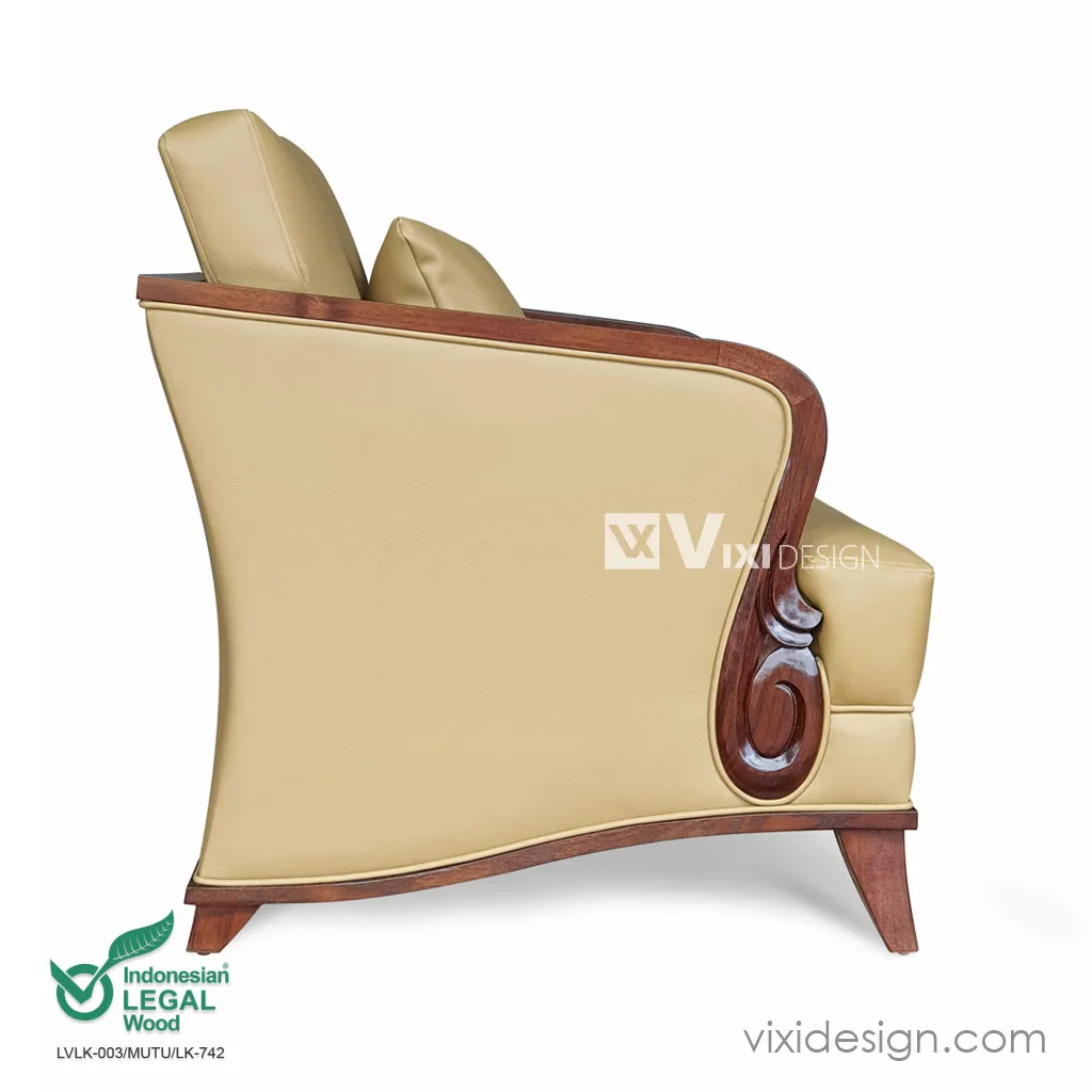 Luxury Classic Modern Teak carving Sofa manufacturer Indonesia