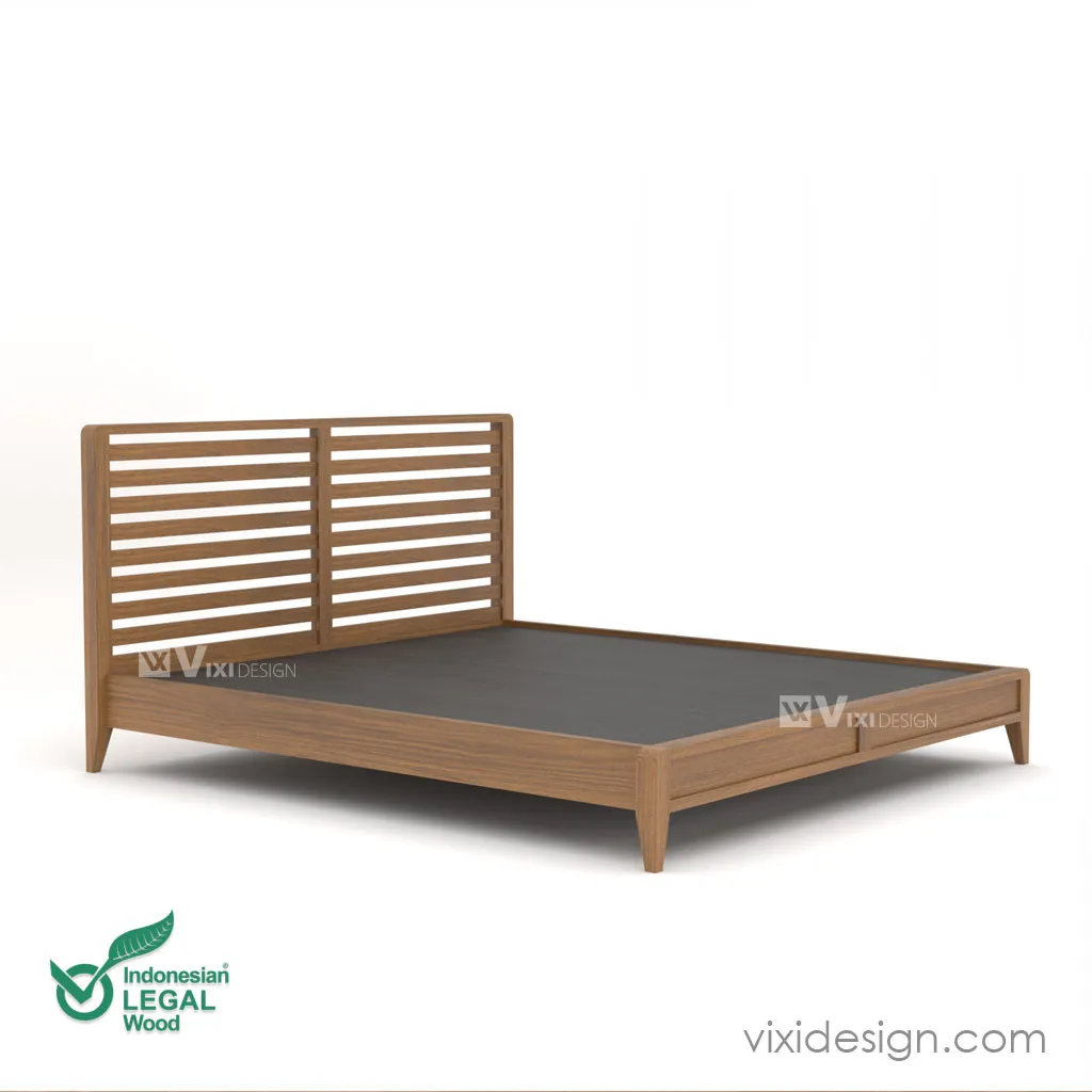 Teak Bed King Size Indonesia Furniture Manufacturer